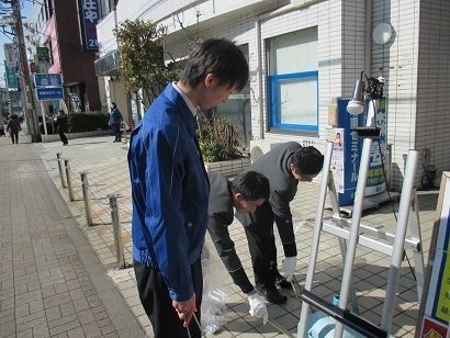 写真：相武台駅周辺清掃活動2