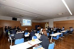 写真：熊本県南阿蘇村災害講話の様子