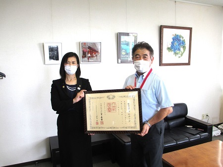 写真:市長と東海林さん
