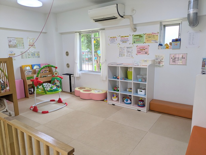 写真:第3子育て支援センター ざまりんのおうち「かがやき」赤ちゃんルーム