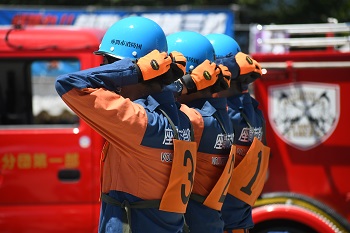 写真：操法演技の様子6