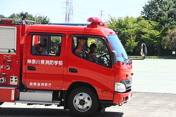 写真：乗車体験