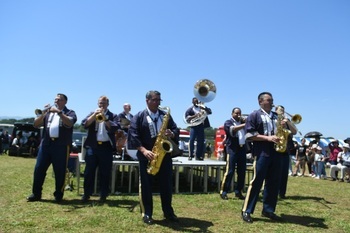 写真：在日米陸軍軍楽隊演奏の様子
