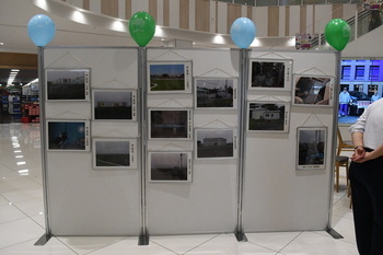 写真：水道ふれあいフェアの展示の様子