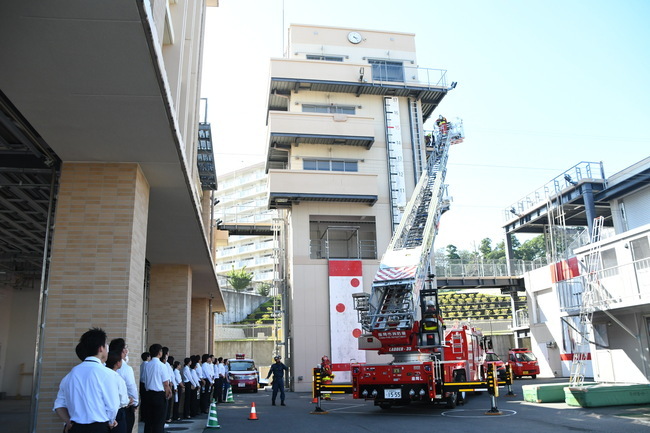 写真：部隊活動想定訓練の様子1