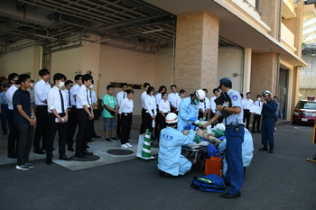 写真：部隊活動想定訓練の様子3