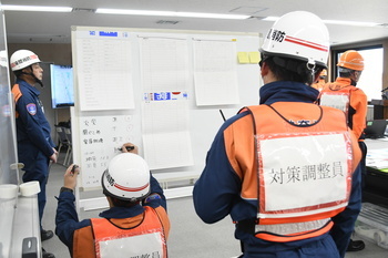 写真：災害対策本部訓練の様子4