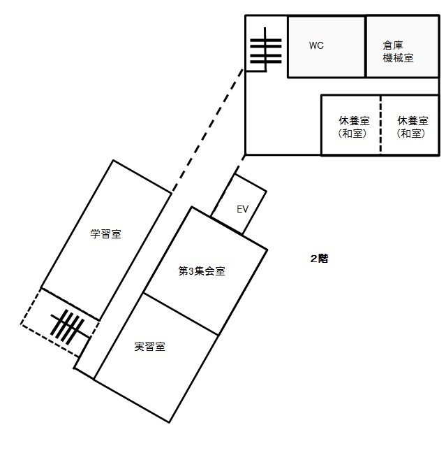 イラスト：2階平面図