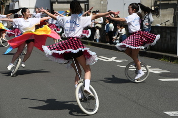 写真：パレード（一輪車）