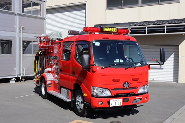 新消防団車両の写真